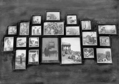 Historic framed photographs