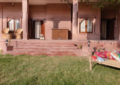 Indian verandah at Kot Dunara